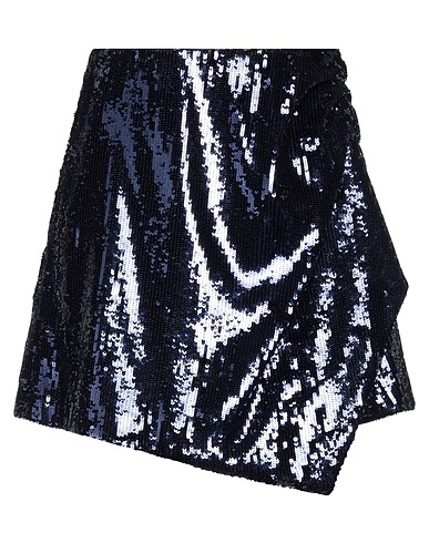 GOLDEN GOOSE Mini skirt Blue 52% Viscose, 48% Cupro