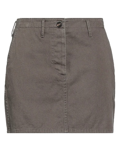 GOLDEN GOOSE Denim skirt Military green 100% Cotton