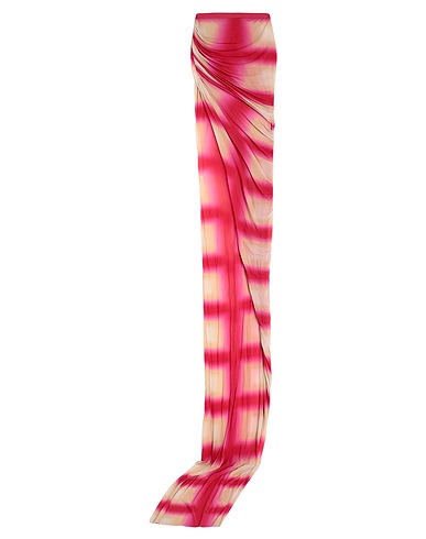 RICK OWENS Long skirt Fuchsia 70% Viscose, 15% Cotton, 15% Polyamide