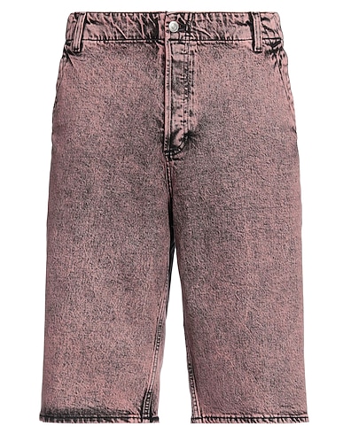 SANDRO Denim shorts Pink 99% Cotton, 1% Elastane
