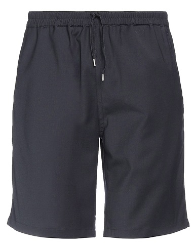 SANDRO Shorts & Bermuda Blu notte 70% Lana, 28% Poliestere, 2% Elastan