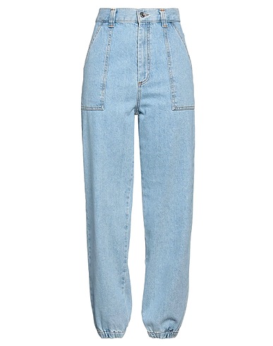 SANDRO Denim pants Blue 100% Cotton