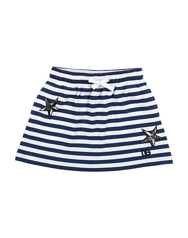 DOLCE&GABBANA Skirt Midnight blue 100% Cotton, Polyester