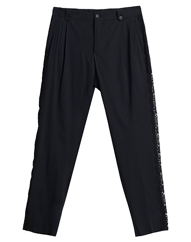 DOLCE&GABBANA Casual trouser Black 62% Virgin Wool, 25% Polyamide, 10% Cotton, 3% Elastane