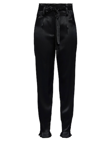 THE KOOPLES クラシックパンツ ブラック レーヨン 100% / ポリエステル / コットン