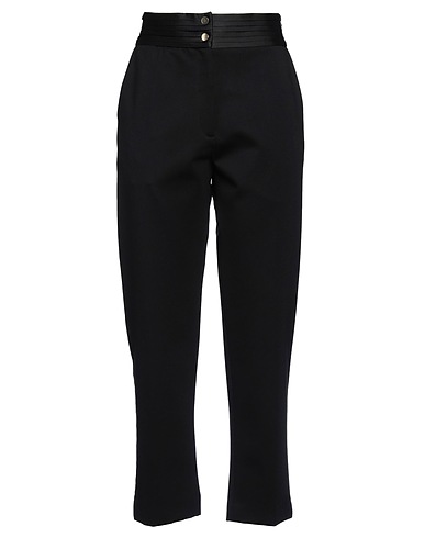 SANDRO Casual trouser Black 65% Viscose, 30% Polyamide, 5% Elastane