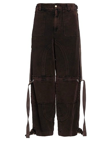 DOLCE&GABBANA Casual trouser Dark brown 100% Cotton