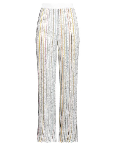 MISSONI Casual pants Ivory 50% Viscose, 29% Polyamide, 13% Polyester, 8% Cupro