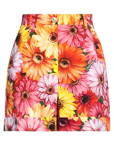 DOLCE&GABBANA Shorts & Bermuda Orange 100% Cotton