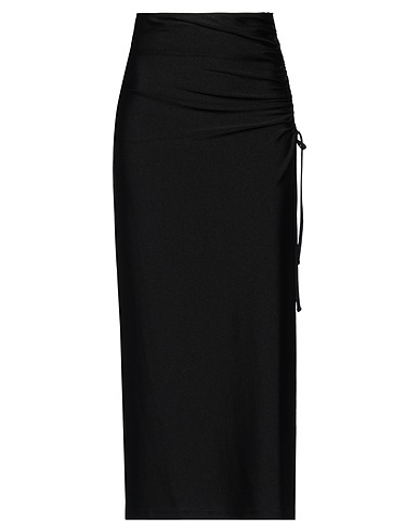 SANDRO Long skirt Black 80% Polyamide, 20% Elastane
