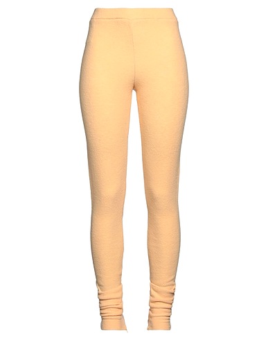 JIL SANDER Leggings Apricot 70% Wool, 20% Silk, 10% Cashmere