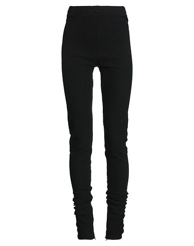 JIL SANDER Leggings Black 70% Wool, 20% Silk, 10% Cashmere