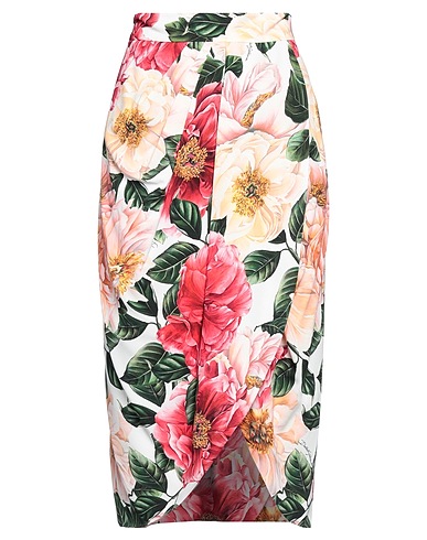 DOLCE&GABBANA Midi skirt 97% Viscose, 3% Elastane