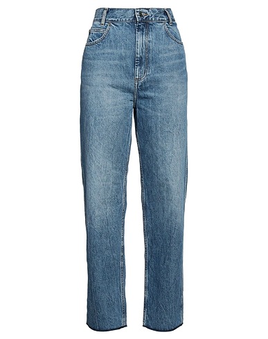 SANDRO Denim pants Blue 100% Cotton