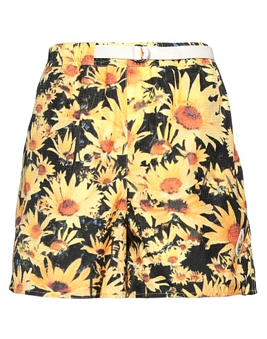 JIL SANDER+ Shorts & Bermuda Yellow 66% Polyamide, 34% Silk