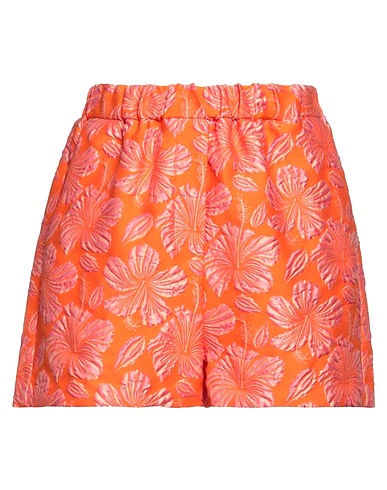 MSGM Shorts & Bermuda Orange 54% Cotton, 38% Polyester, 8% Polyamide
