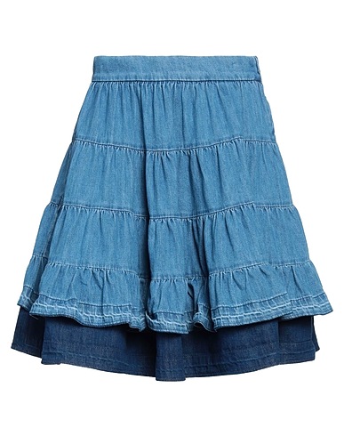 SANDRO Denim skirt 100% Cotton