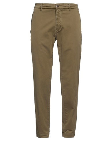 INCOTEX Casual trouser SLACKS BY SLOWEAR Military green 98% Cotton, 2% Elastane