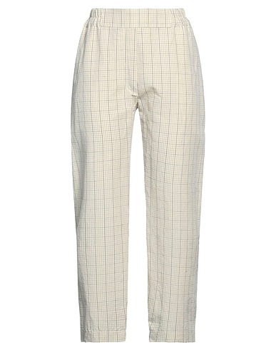 GENTRYPORTOFINO パンツ アイボリー リネン 58% / コットン 42%