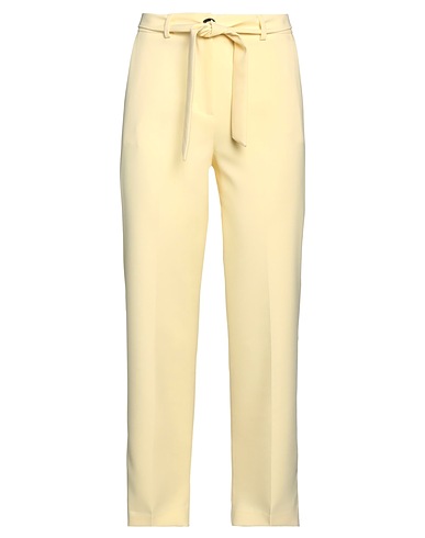 KOCCA Casual trouser Pastel yellow 91% Polyester, 9% Elastane