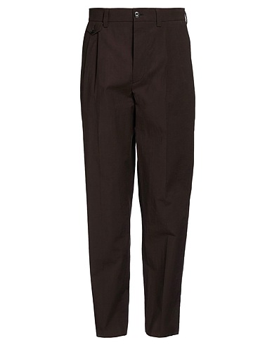 NANUSHKA Casual pants Dark brown 100% Cotton