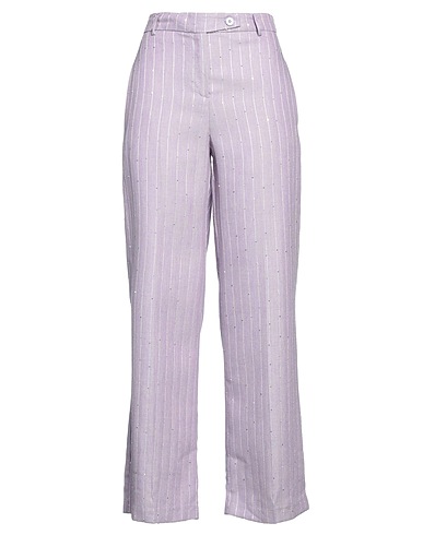 VICOLO Casual pants Lilac 100% Cotton