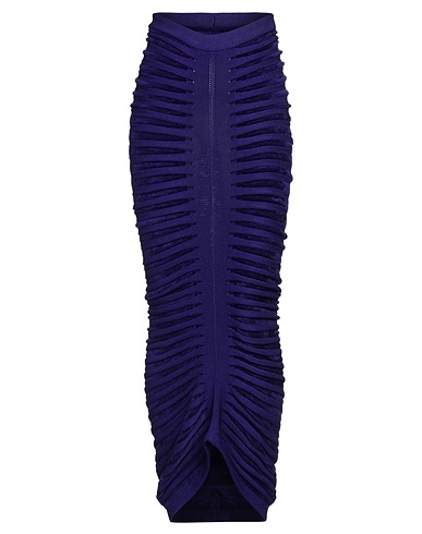 ALAÏA Langer Rock Violett 63% Viskose, 37% Polyamid, Polyurethan