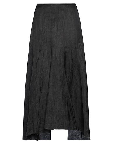 QUIRA Midi skirt Black 72% Linoleum, 28% Viscose
