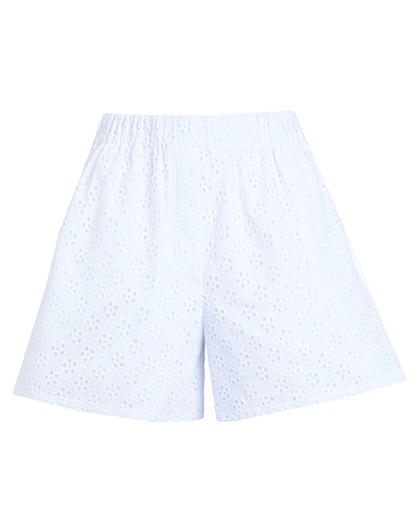 KENZO Shorts & Bermuda White 91% Cotton, 9% Polyester
