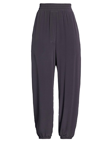 GENTRYPORTOFINO Casual pants ANTRACITE 100% Silk