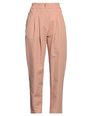 GENTRYPORTOFINO Casual trouser Antique rose 75% Cotton, 25% Linen