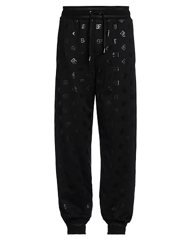 DOLCE&GABBANA Casual trouser Black 100% Cotton