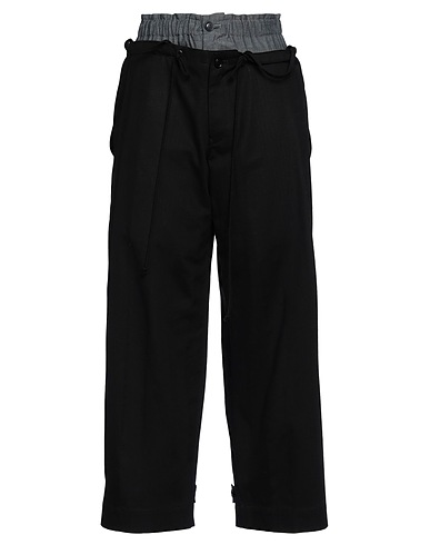 Y'S YOHJI YAMAMOTO Casual trouser Black 100% Cotton