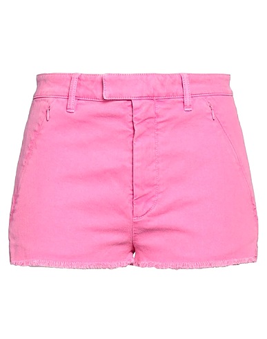 MM6 MAISON MARGIELA Denim shorts Fuchsia 97% Cotton, 3% Elastane