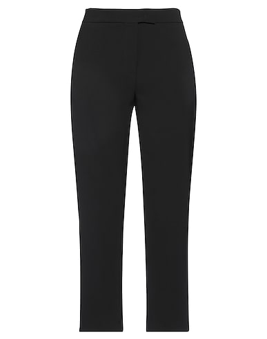 KAOS Casual pants Black 91% Polyester, 9% Elastane
