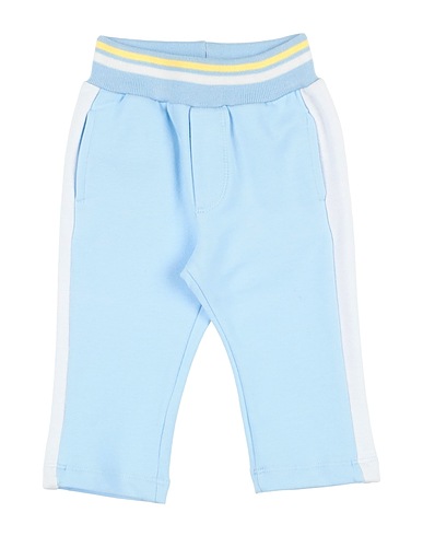 MONNALISA Casual trouser Sky blue 95% Cotton, 5% Elastane