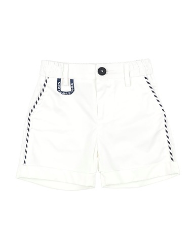 MONNALISA Shorts & Bermuda White 97% Cotton, 3% Elastane