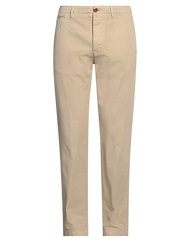 TELA GENOVA Casual pants Sand 100% Cotton