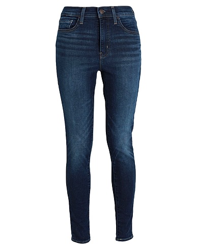 LEVI'S Jeans 720 HIRISE SUPER SKINNY DARK INDIGO - WORN IN
 Blau 85% Baumwolle, 13% Polyester, 2% Elastan