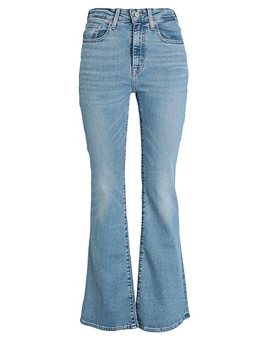 LEVI'S Denim trousers 726 HR FLARE LIGHT INDIGO - WORN IN
 Blue 85% Cotton, 7% Lyocell, 6% Elastomultiester, 2% Elastane