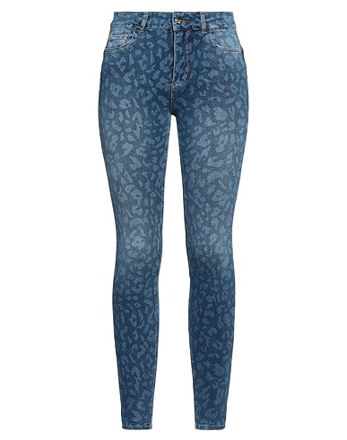 REBEL QUEEN by LIU •JO Denim trousers Blue 48% Cotton, 34% Lyocell, 14% Polyester, 4% Elastane