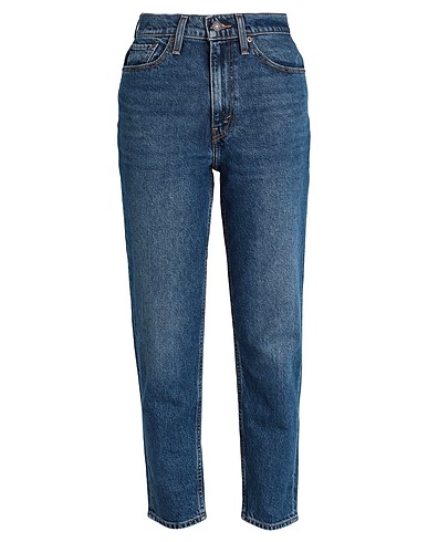 LEVI'S Denim trousers 80S MOM JEAN DARK INDIGO - WORN IN
 Blue 67% Cotton, 32% Lyocell, 1% Elastane
