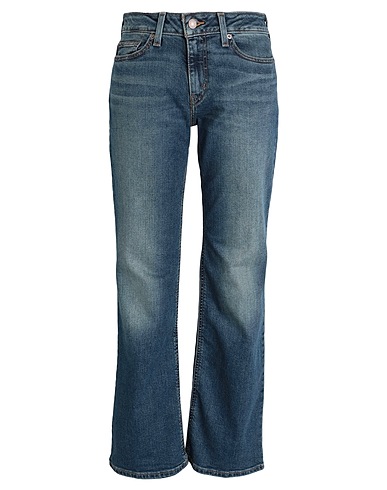 LEVI'S Bootcut Jeans SUPERLOW BOOT DARK INDIGO - WORN IN
 Blue 85% Cotton, 14% Polyester, 1% Elastane