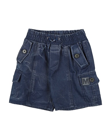 MONNALISA Shorts & Bermuda Midnight blue 100% Cotton