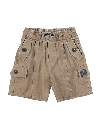 MONNALISA Shorts & Bermuda Khaki 100% Cotton