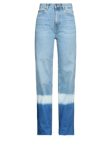 SANDRO Denim trousers Blue 100% Cotton, Polyester