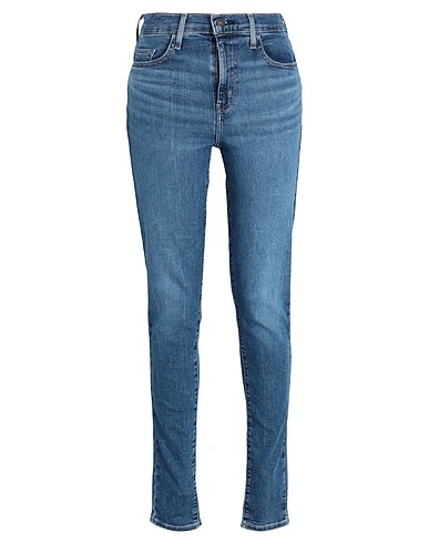 LEVI'S Denim trousers 720 HIRISE SUPER SKINNY MED INDIGO - WORN IN
 Blue 78% Cotton, 12% Lyocell, 7% Elastomultiester, 3% Elastane