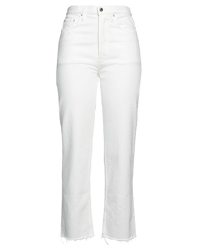 TOTEME Casual trouser White 100% Cotton
