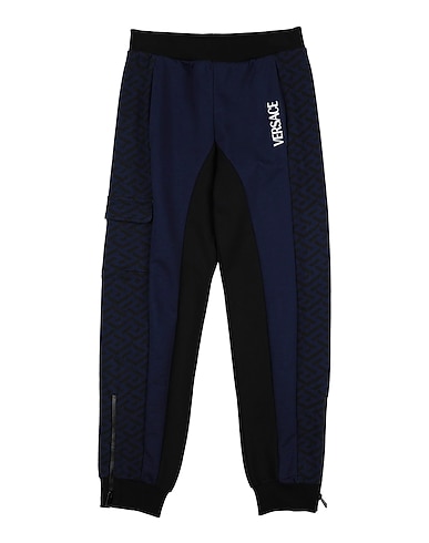 VERSACE YOUNG Casual trouser 100% Cotton, Polyester, Elastane