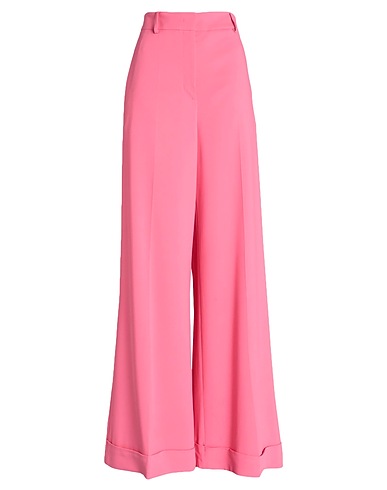 MOSCHINO Casual trouser COUTURE Pink 97% Viscose, 3% Elastane